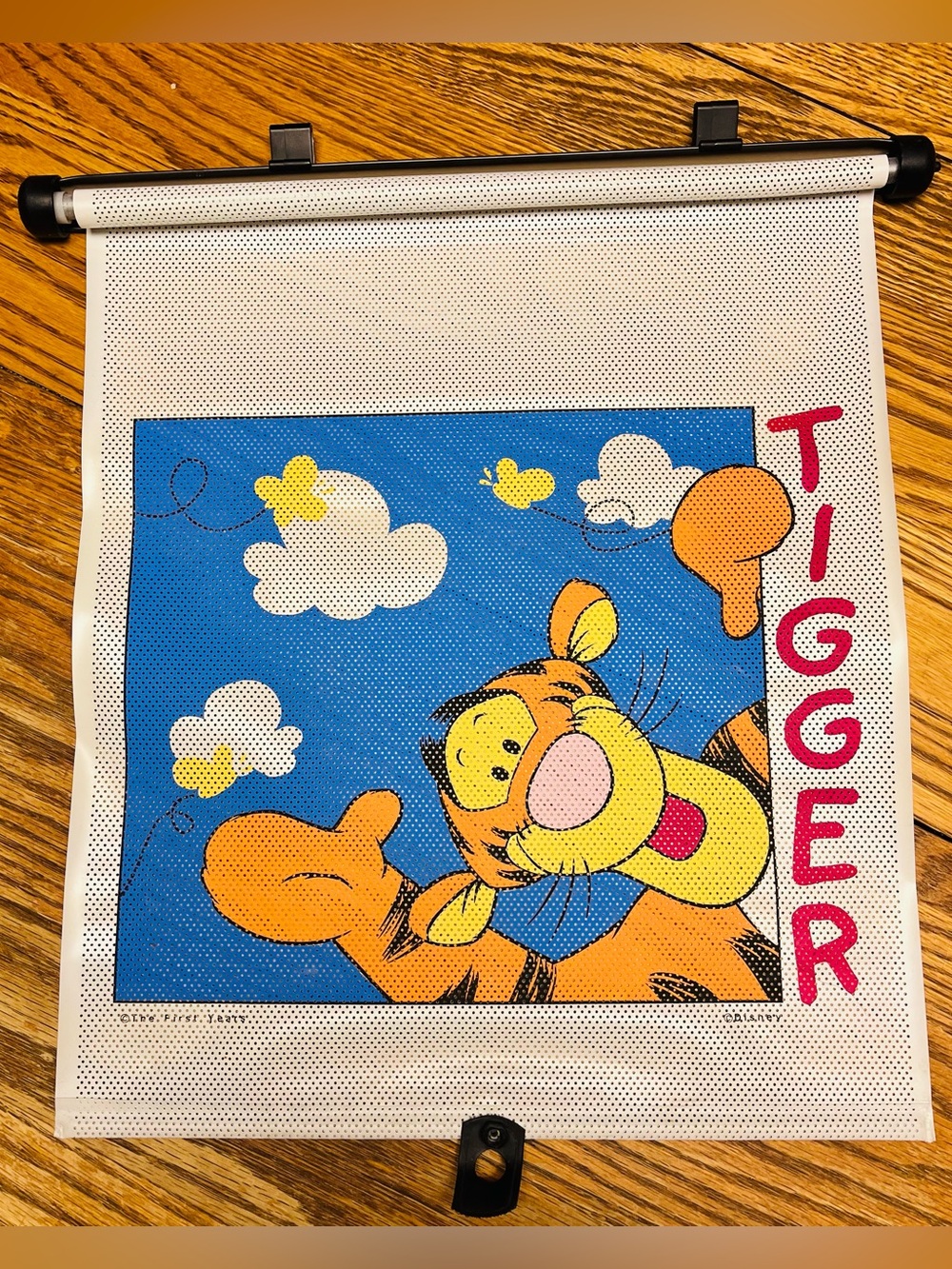 The First Years Disney Winnie Pooh Tigger Adjust And Lock Retractable Car Shade